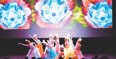 中国（广州）国际演交会闭幕式上的《广州歌谣》现场推介。