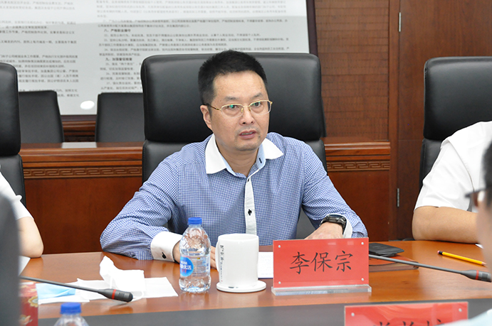 集团总经理,党委副书记李保宗会见福建省文化和旅游厅副厅长肖长培