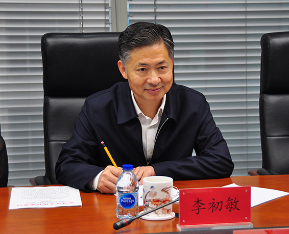 集团总经理李保宗会见黄冈市委宣传部部长李初敏